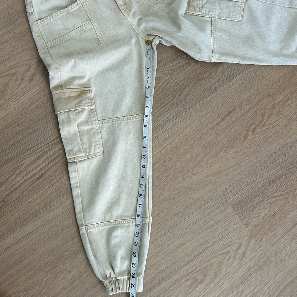 Free People We The Free Platoon Cargo Denim Jean Jogger XS - Picture 8 of 10
